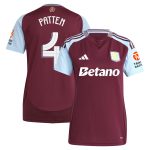 Aston Villa Shirts - aston villa adidas home shirt 2024-25 – womens with patten 4 cup printing Collection of Official Fan Gear