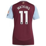 Aston Villa Shirts - aston villa adidas home shirt 2024-25 – womens with watkins 11 printing Collection of Official Fan Gear