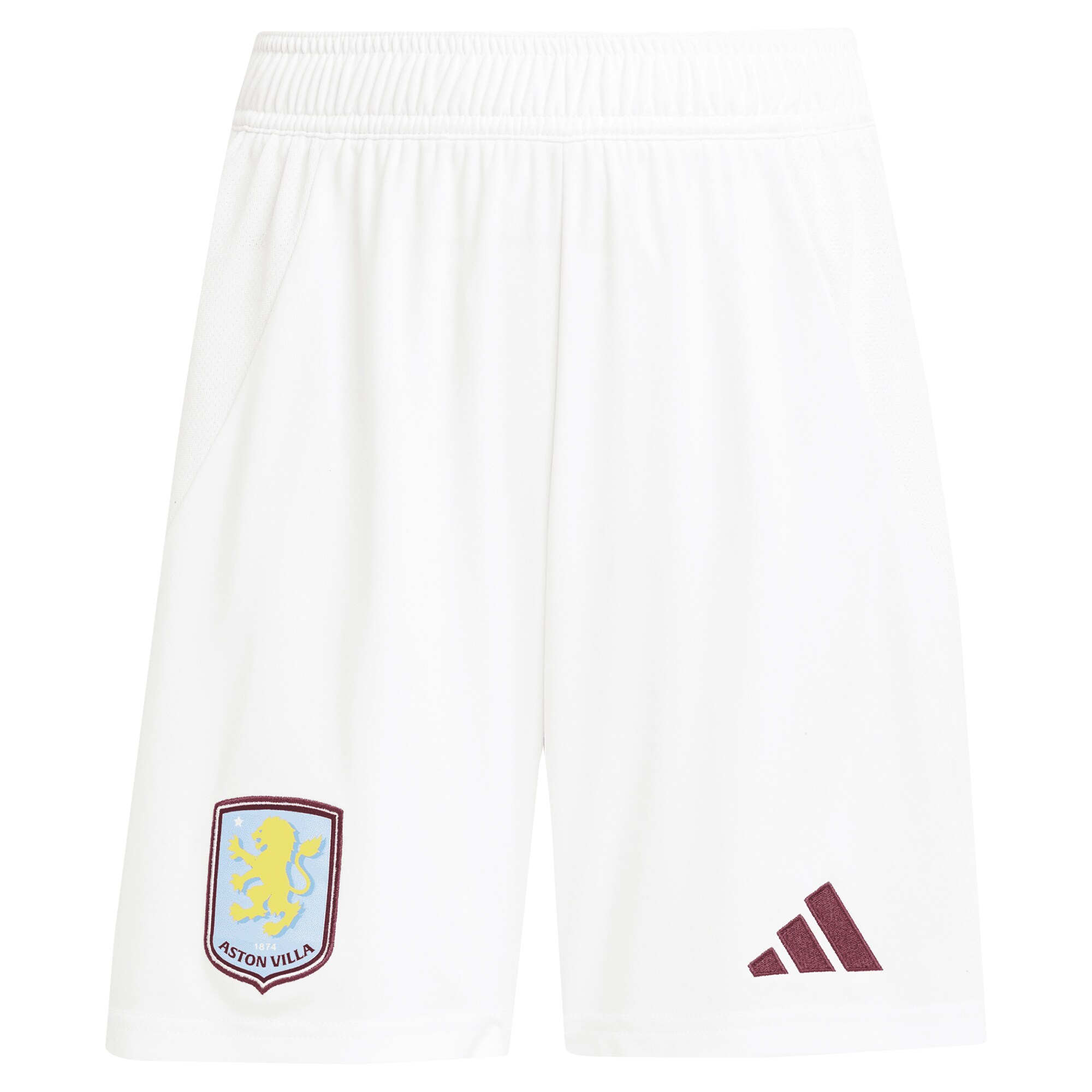Aston Villa Shirts - aston villa adidas home shorts 2024-25 with custom printing Collection of Official Fan Gear