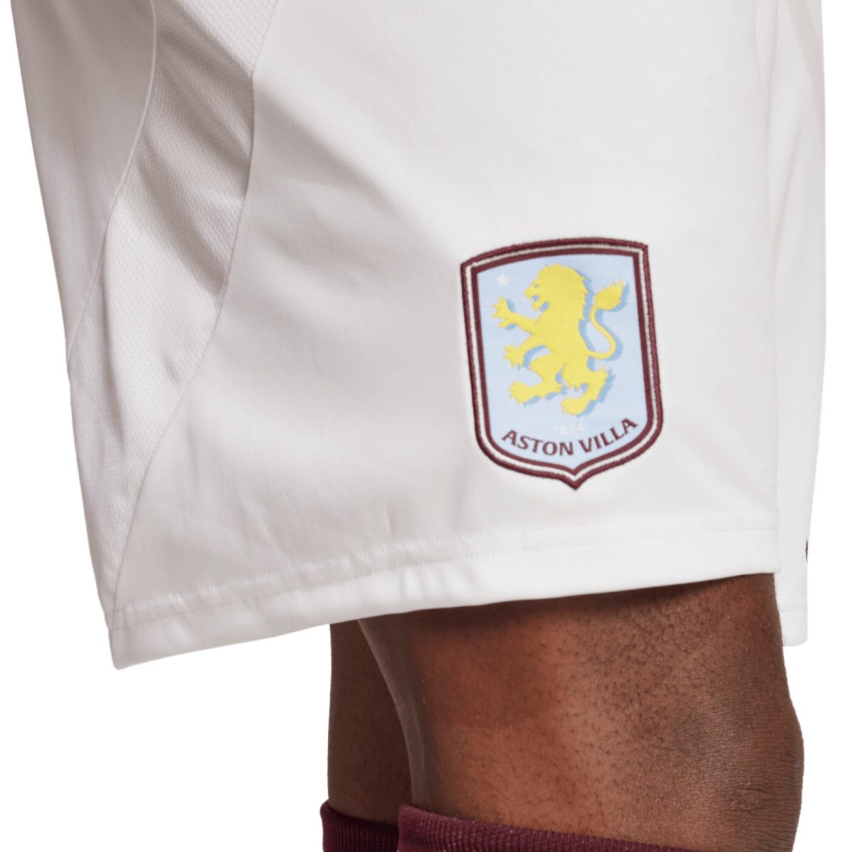 Aston Villa Shirts - aston villa adidas home shorts 2024-25 with custom printing Collection of Official Fan Gear