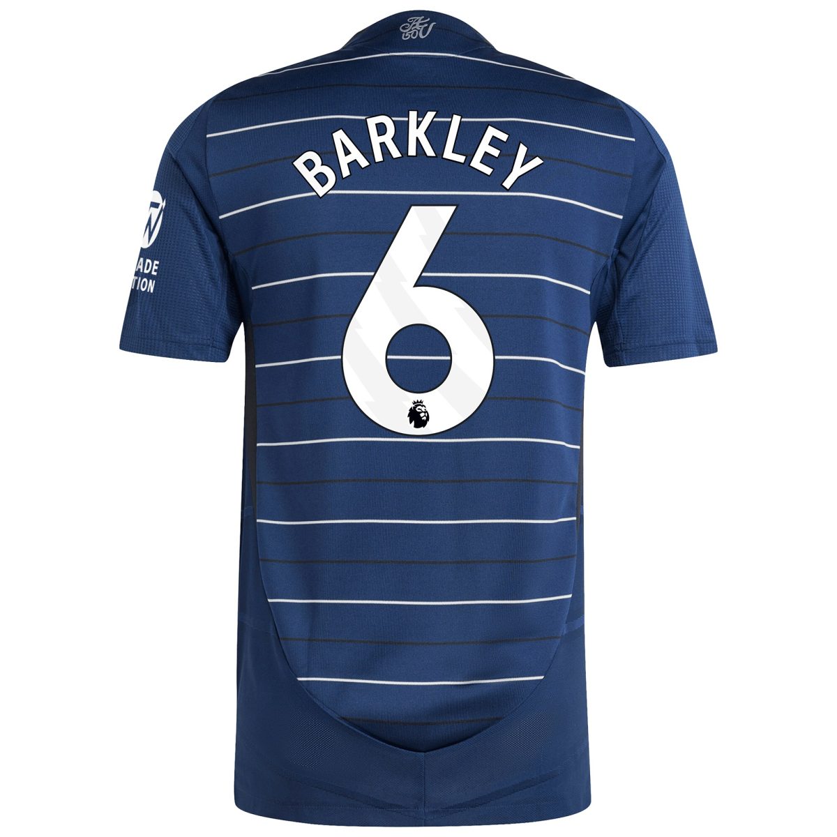 Aston Villa Shirts - aston villa adidas third authentic shirt 2024-25 with barkley 6 printing Collection of Official Fan Gear