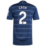 Aston Villa Shirts - aston villa adidas third authentic shirt 2024-25 with cash 2 printing Collection of Official Fan Gear