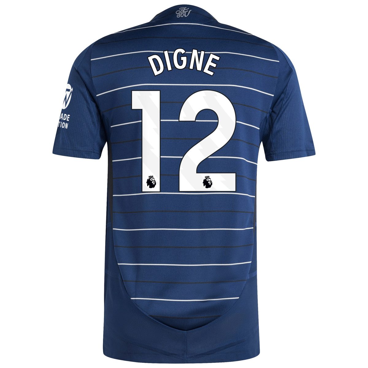 Aston Villa Shirts - aston villa adidas third authentic shirt 2024-25 with digne 12 printing Collection of Official Fan Gear