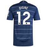 Aston Villa Shirts - aston villa adidas third authentic shirt 2024-25 with digne 12 printing Collection of Official Fan Gear