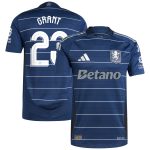 Aston Villa Shirts - aston villa adidas third authentic shirt 2024-25 with grant 23 cup printing Collection of Official Fan Gear