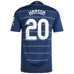 Aston Villa Shirts - aston villa adidas third authentic shirt 2024-25 with hanson 20 cup printing Collection of Official Fan Gear