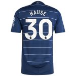 Aston Villa Shirts - aston villa adidas third authentic shirt 2024-25 with hause 30 printing Collection of Official Fan Gear