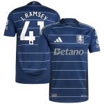 Aston Villa Shirts - aston villa adidas third authentic shirt 2024-25 with j. ramsey 41 printing Collection of Official Fan Gear