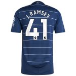 Aston Villa Shirts - aston villa adidas third authentic shirt 2024-25 with j. ramsey 41 printing Collection of Official Fan Gear