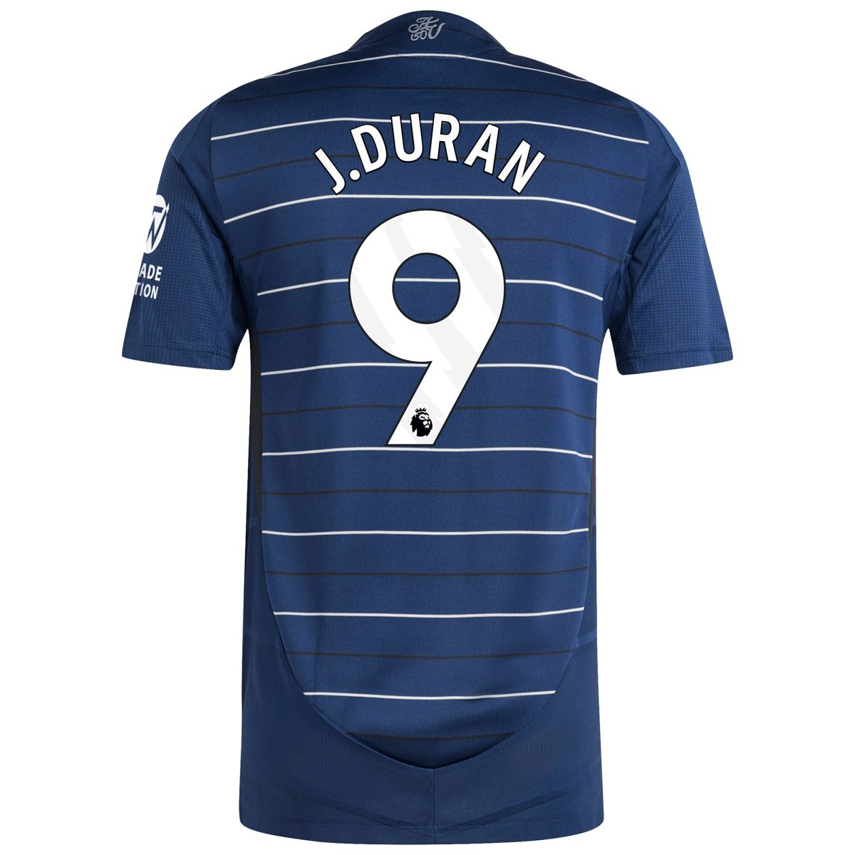 Aston Villa Shirts - aston villa adidas third authentic shirt 2024-25 with j.duran 9 printing Collection of Official Fan Gear