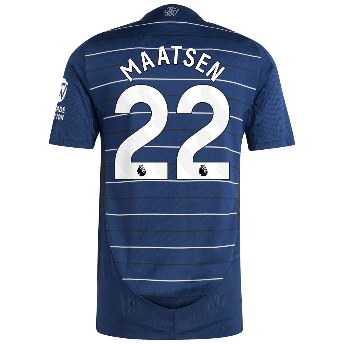 Aston Villa Shirts - aston villa adidas third authentic shirt 2024-25 with maatsen 22 printing Collection of Official Fan Gear