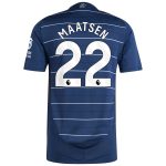 Aston Villa Shirts - aston villa adidas third authentic shirt 2024-25 with maatsen 22 printing Collection of Official Fan Gear