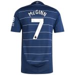 Aston Villa Shirts - aston villa adidas third authentic shirt 2024-25 with mcginn 7 printing Collection of Official Fan Gear