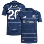 Aston Villa Shirts - aston villa adidas third authentic shirt 2024-25 with nedeljković 20 printing Collection of Official Fan Gear