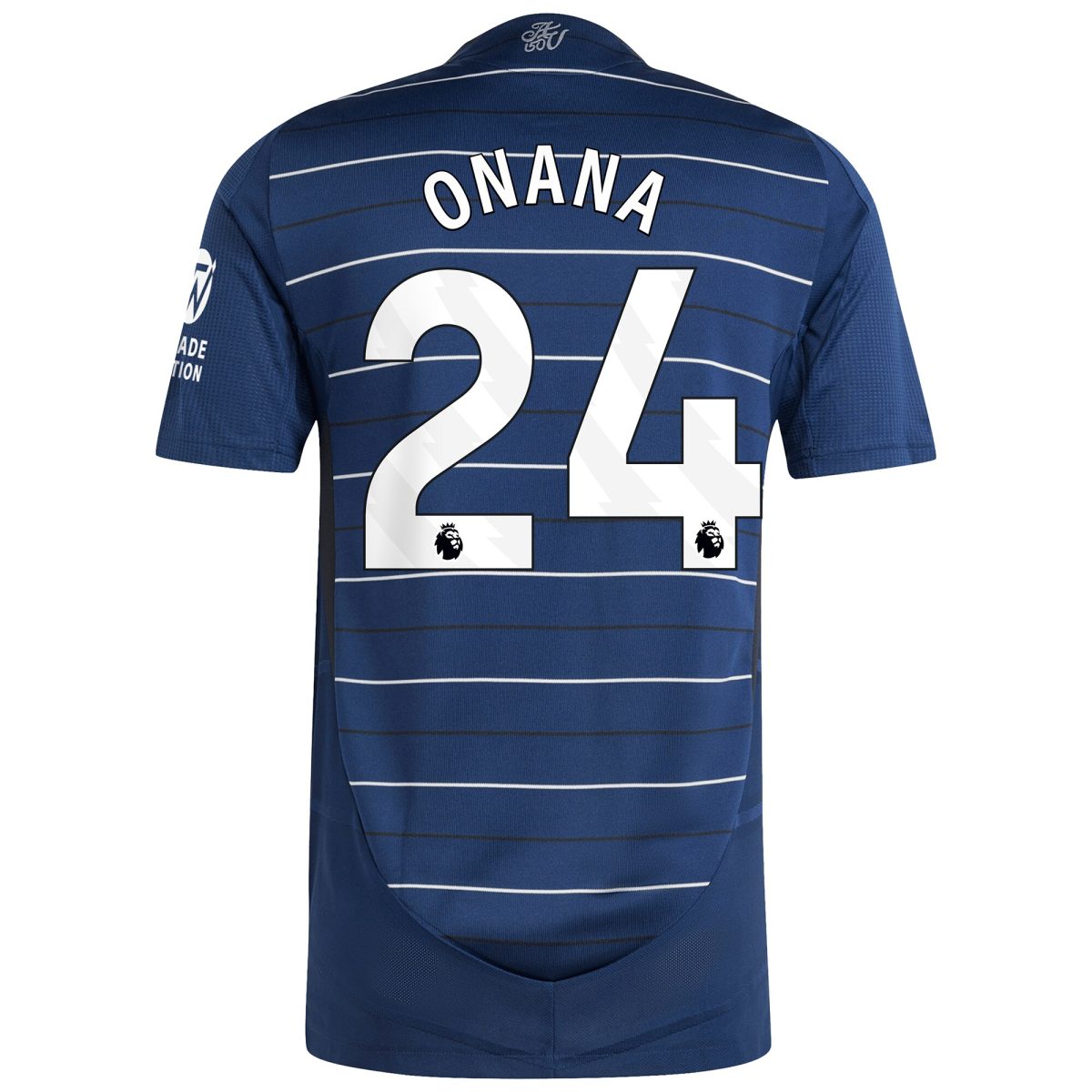 Aston Villa Shirts - aston villa adidas third authentic shirt 2024-25 with onana 24 printing Collection of Official Fan Gear