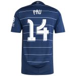 Aston Villa Shirts - aston villa adidas third authentic shirt 2024-25 with pau 14 cup printing Collection of Official Fan Gear
