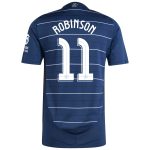 Aston Villa Shirts - aston villa adidas third authentic shirt 2024-25 with robinson 11 cup printing Collection of Official Fan Gear