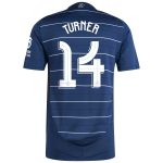 Aston Villa Shirts - aston villa adidas third authentic shirt 2024-25 with turner 14 cup printing Collection of Official Fan Gear