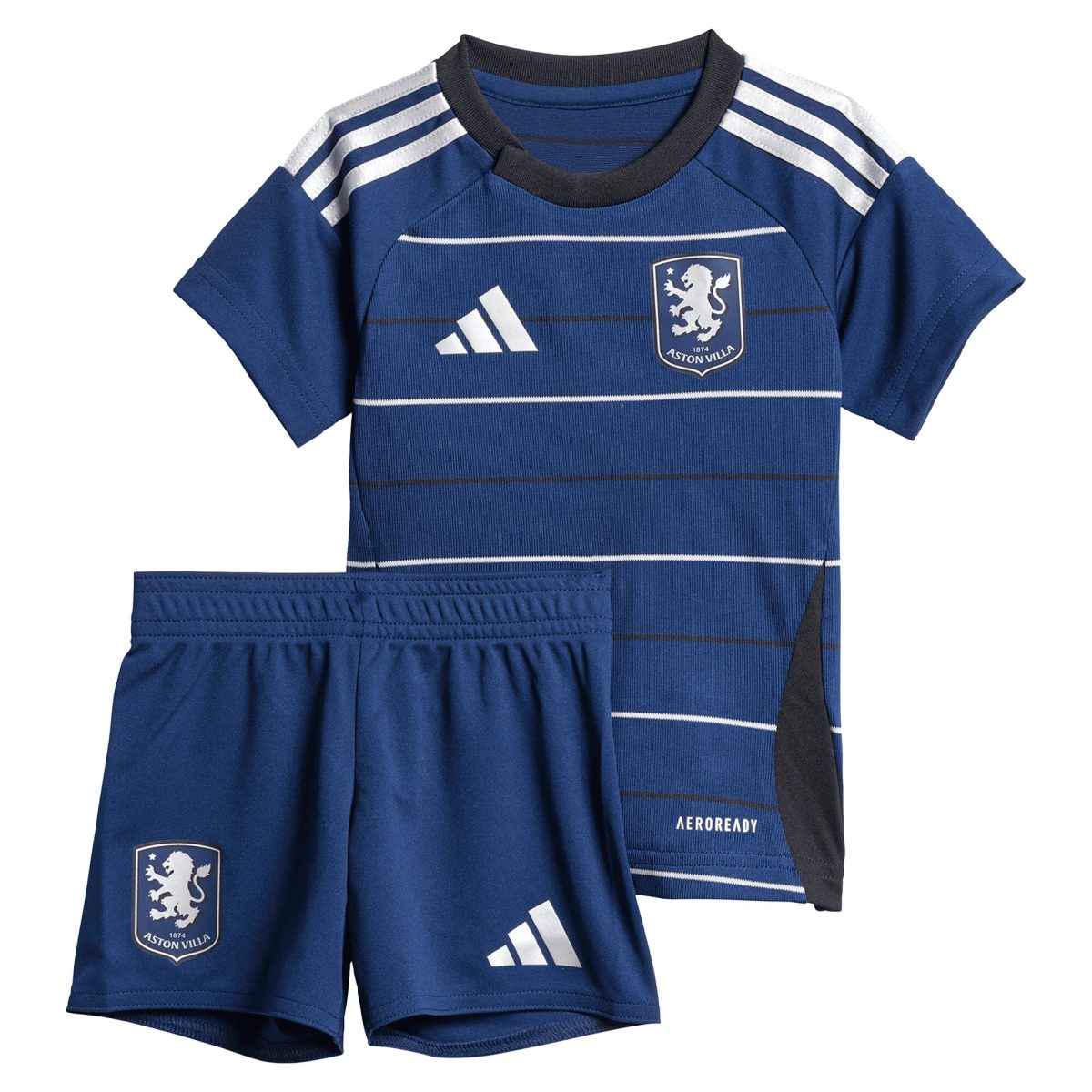 Aston Villa Shirts - aston villa adidas third baby kit 2024-25 with custom printing Collection of Official Fan Gear