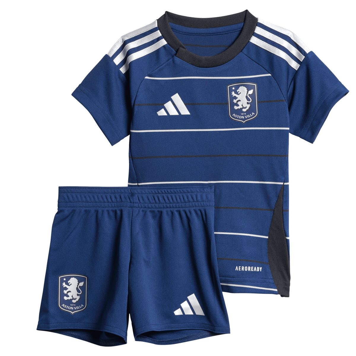 Aston Villa Shirts - aston villa adidas third baby kit 2024-25 with malen 17 printing Collection of Official Fan Gear