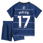 Aston Villa Shirts - aston villa adidas third baby kit 2024-25 with malen 17 printing Collection of Official Fan Gear