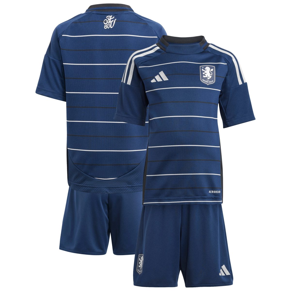 Aston Villa Shirts - aston villa adidas third mini kit 2024-25 Collection of Official Fan Gear