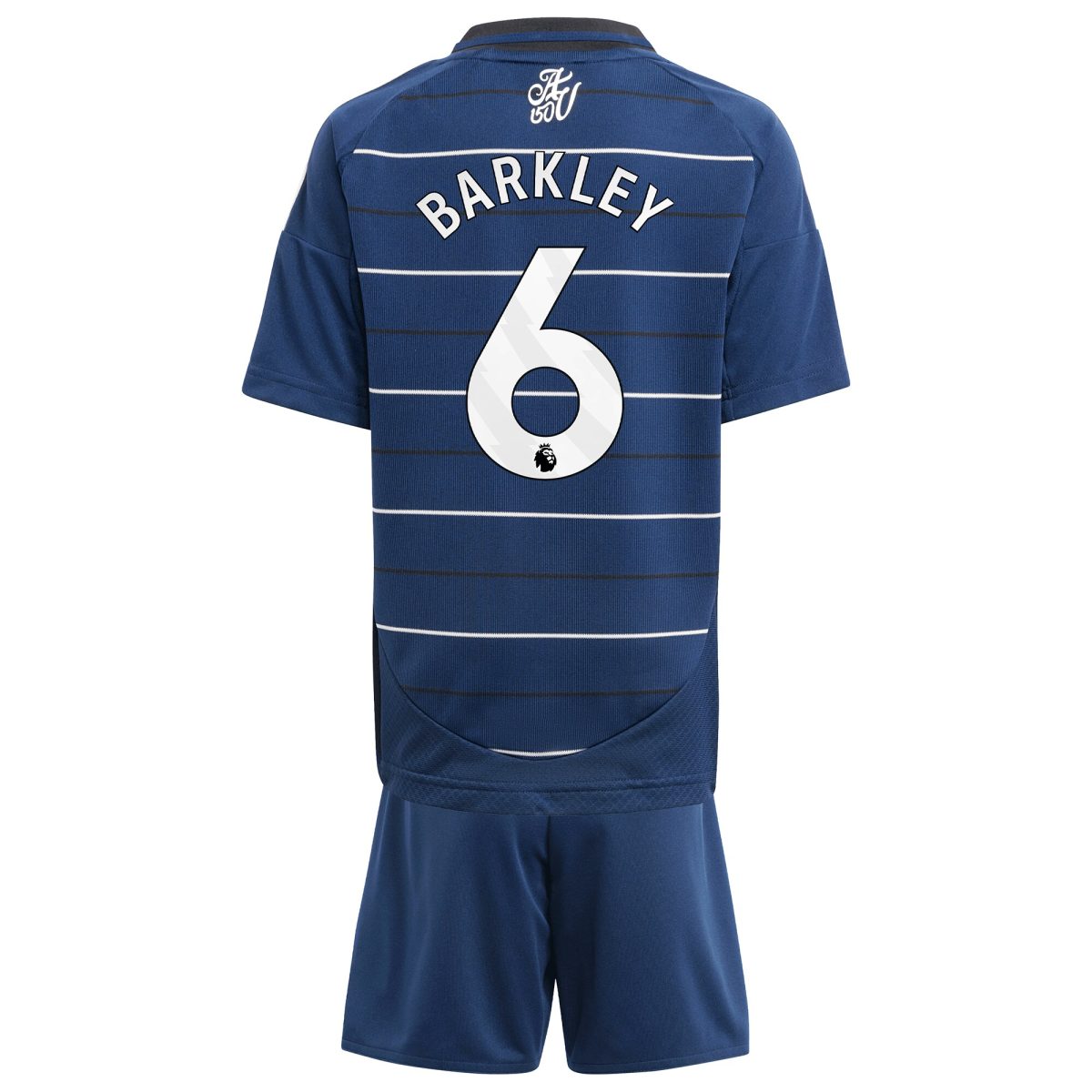 Aston Villa Shirts - aston villa adidas third minikit 2024-25 with barkley 6 printing Collection of Official Fan Gear