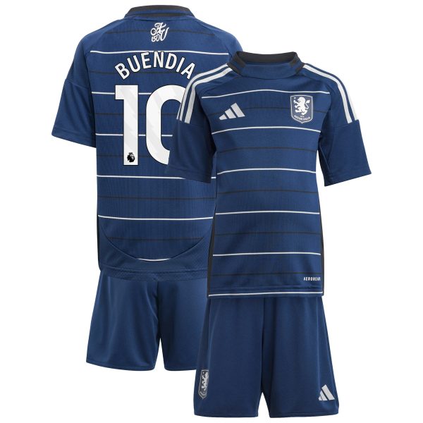 Aston Villa Shirts - aston villa adidas third minikit 2024-25 with buendia 10 printing Collection of Official Fan Gear