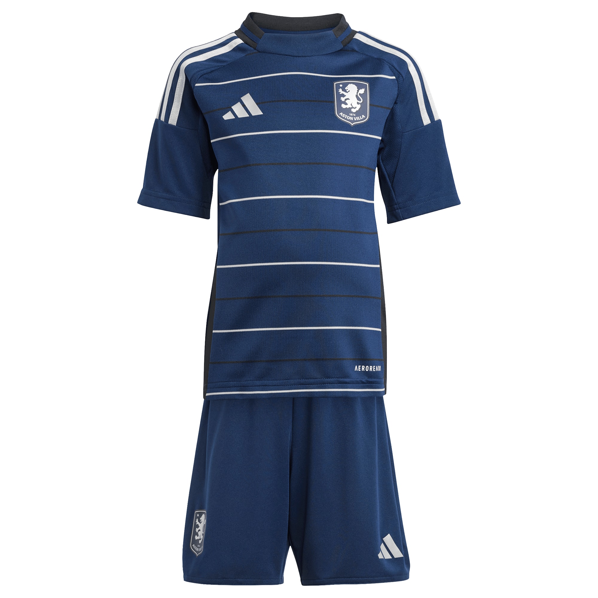 Aston Villa Shirts - aston villa adidas third minikit 2024-25 with buendia 10 printing Collection of Official Fan Gear
