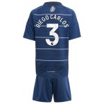 Aston Villa Shirts - aston villa adidas third minikit 2024-25 with diego carlos 3 printing Collection of Official Fan Gear