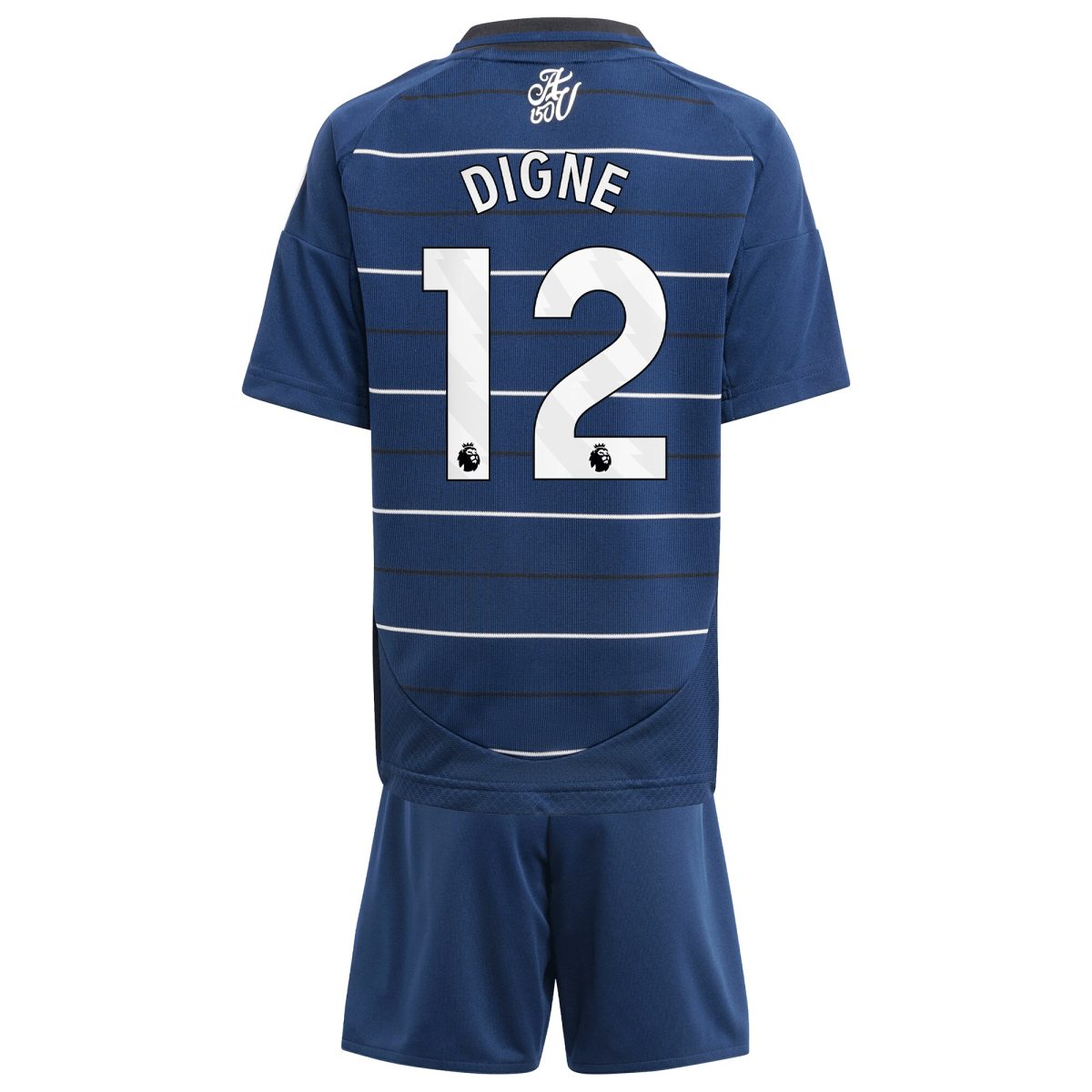 Aston Villa Shirts - aston villa adidas third minikit 2024-25 with digne 12 printing Collection of Official Fan Gear