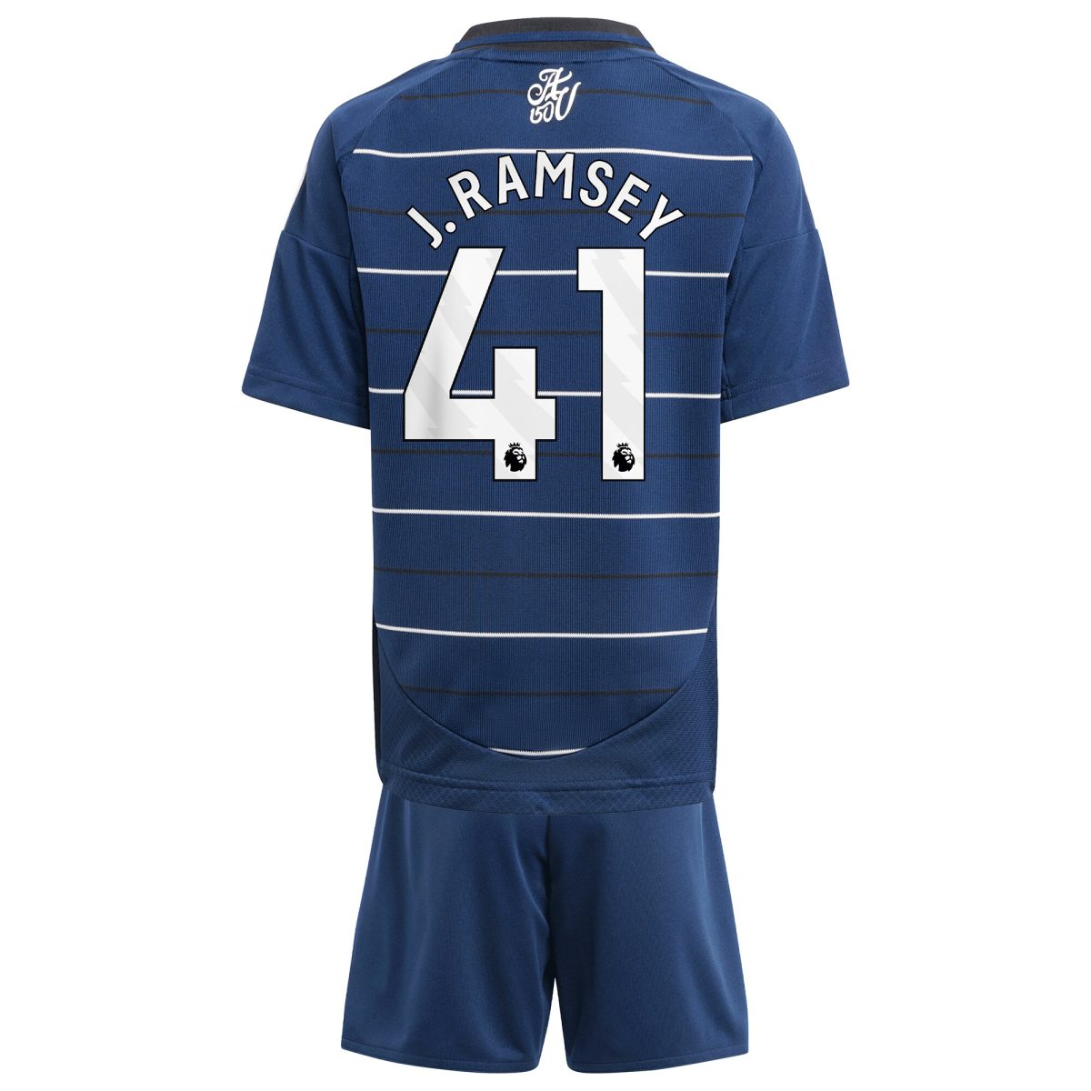 Aston Villa Shirts - aston villa adidas third minikit 2024-25 with j. ramsey 41 printing Collection of Official Fan Gear