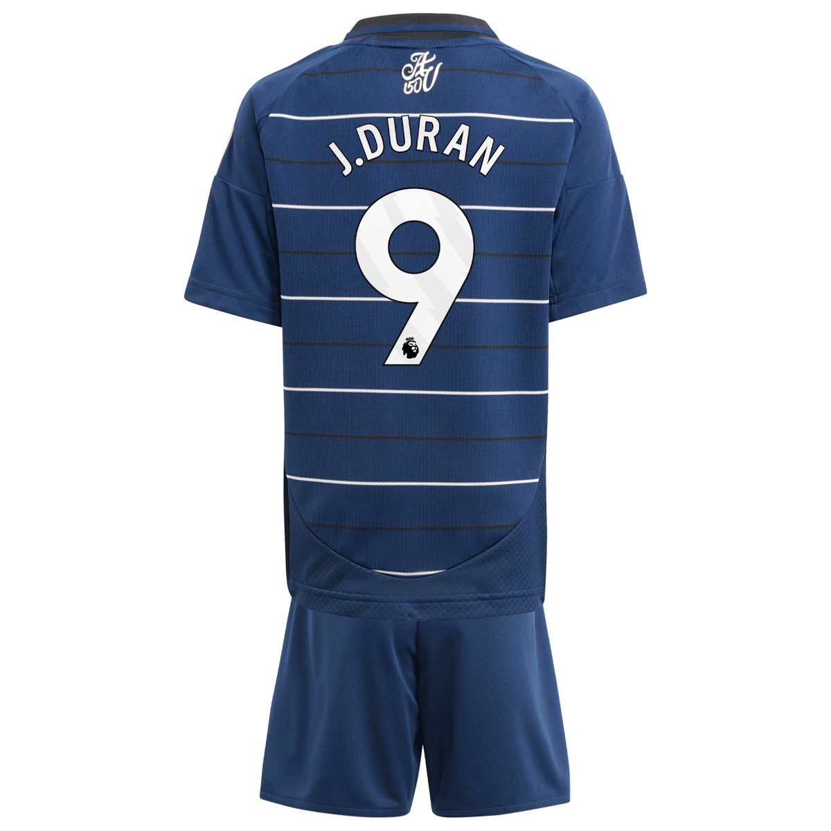 Aston Villa Shirts - aston villa adidas third minikit 2024-25 with j.duran 9 printing Collection of Official Fan Gear