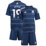 Aston Villa Shirts - aston villa adidas third minikit 2024-25 with jaden 19 printing Collection of Official Fan Gear