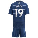 Aston Villa Shirts - aston villa adidas third minikit 2024-25 with jaden 19 printing Collection of Official Fan Gear