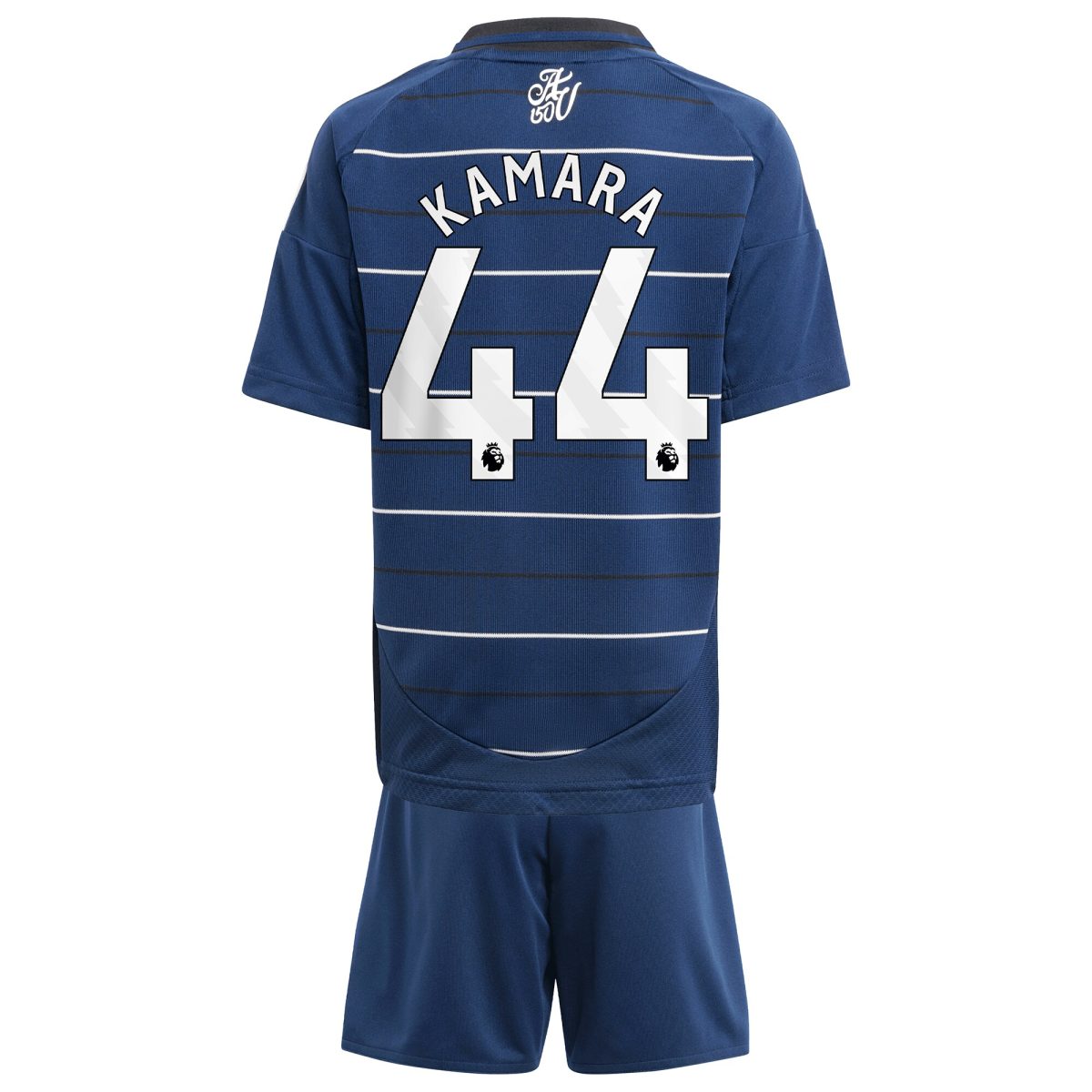 Aston Villa Shirts - aston villa adidas third minikit 2024-25 with kamara 44 printing Collection of Official Fan Gear