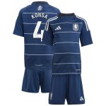 Aston Villa Shirts - aston villa adidas third minikit 2024-25 with konsa 4 printing Collection of Official Fan Gear