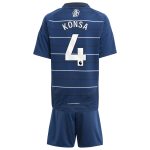 Aston Villa Shirts - aston villa adidas third minikit 2024-25 with konsa 4 printing Collection of Official Fan Gear