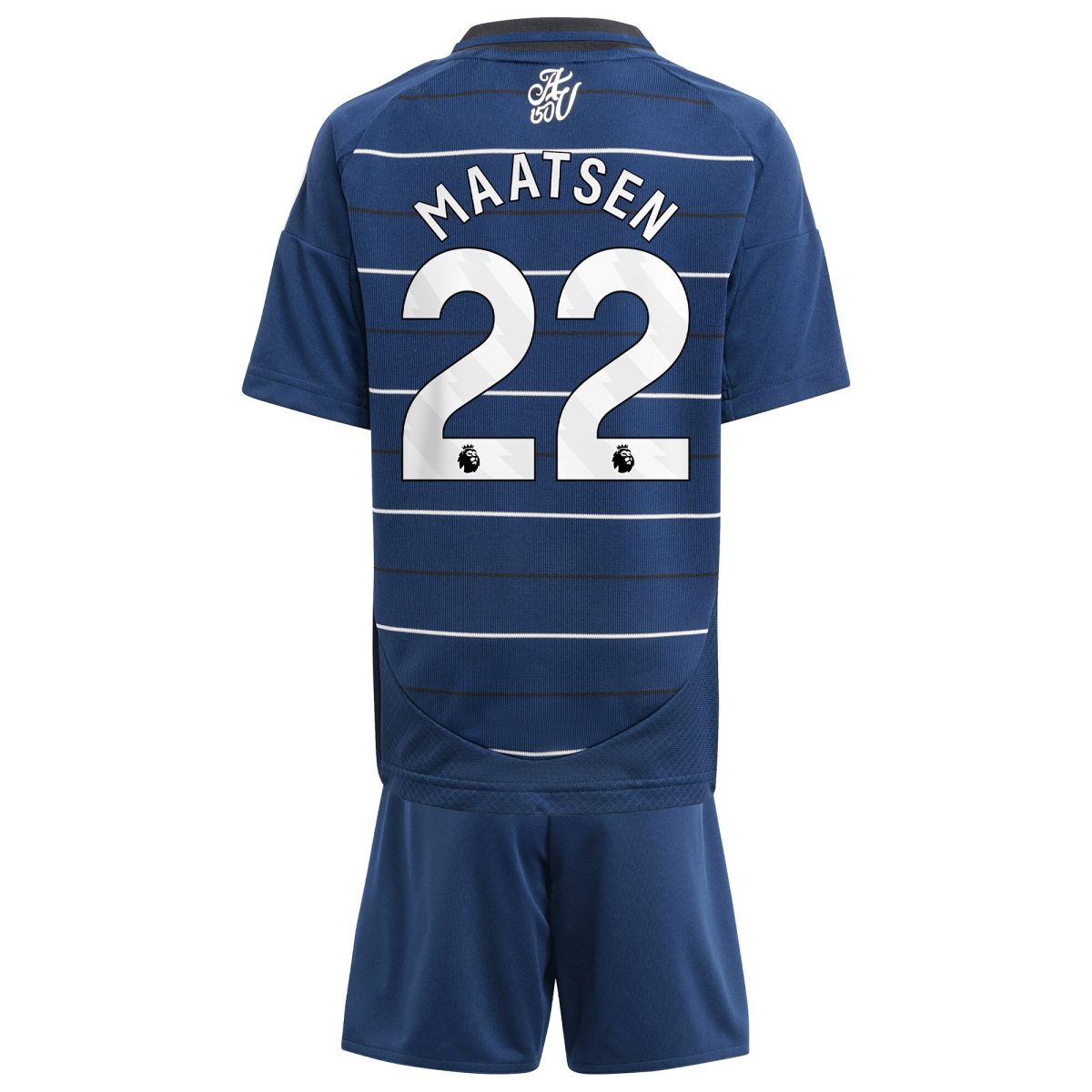 Aston Villa Shirts - aston villa adidas third minikit 2024-25 with maatsen 22 printing Collection of Official Fan Gear