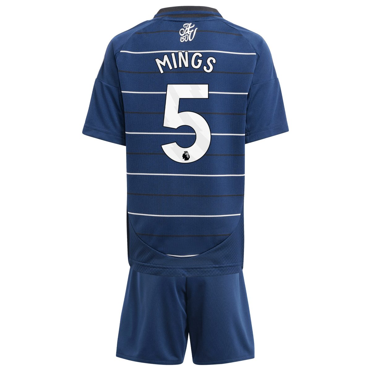 Aston Villa Shirts - aston villa adidas third minikit 2024-25 with mings 5 printing Collection of Official Fan Gear