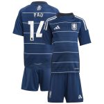 Aston Villa Shirts - aston villa adidas third minikit 2024-25 with pau 14 printing Collection of Official Fan Gear