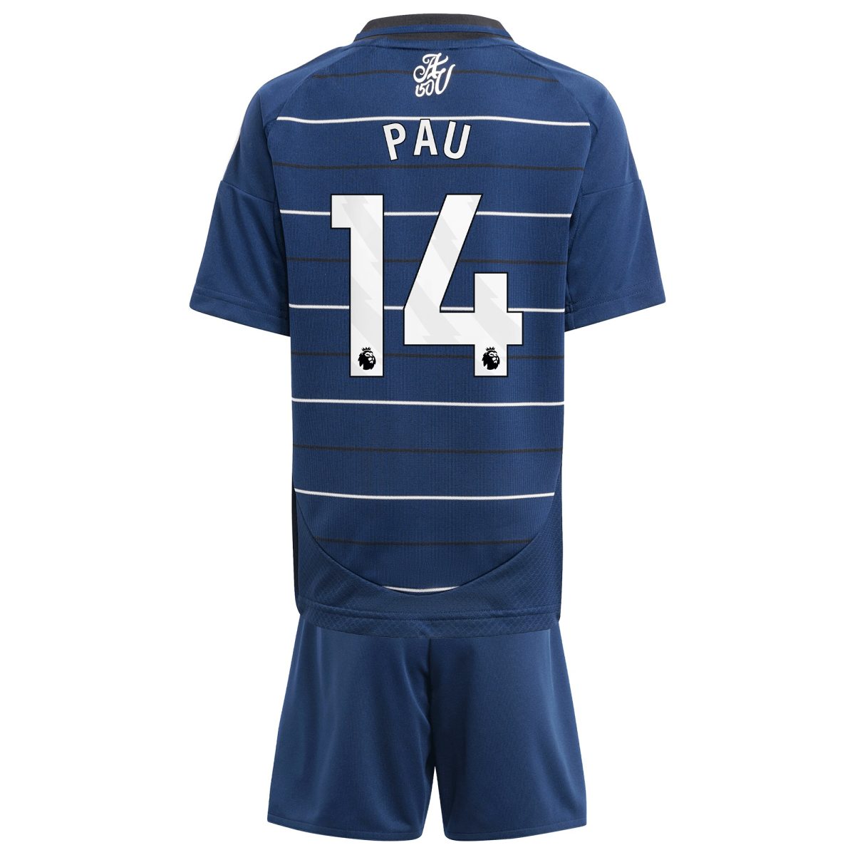 Aston Villa Shirts - aston villa adidas third minikit 2024-25 with pau 14 printing Collection of Official Fan Gear