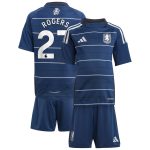 Aston Villa Shirts - aston villa adidas third minikit 2024-25 with rogers 27 printing Collection of Official Fan Gear