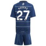 Aston Villa Shirts - aston villa adidas third minikit 2024-25 with rogers 27 printing Collection of Official Fan Gear
