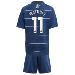 Aston Villa Shirts - aston villa adidas third minikit 2024-25 with watkins 11 printing Collection of Official Fan Gear