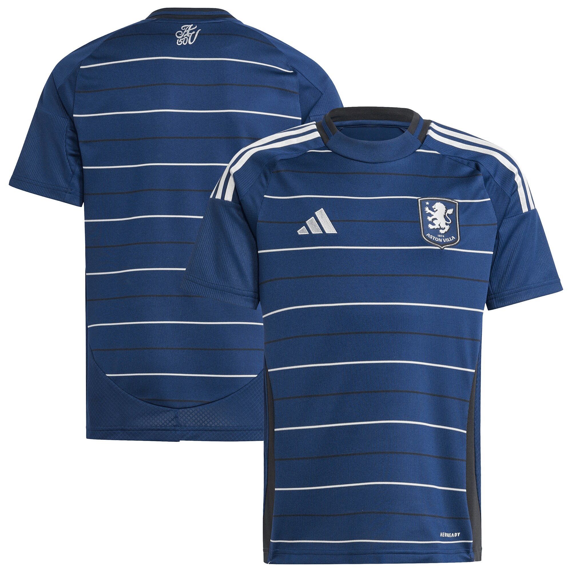 Aston Villa Shirts - aston villa adidas third shirt 2024-25 – kids with custom printing Collection of Official Fan Gear