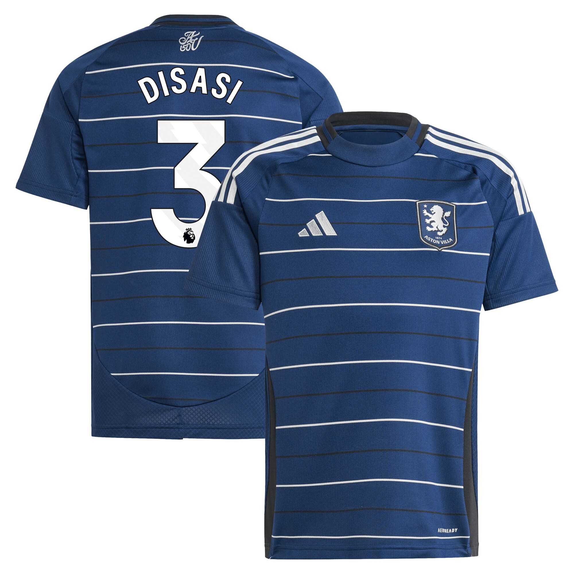 Aston Villa Shirts - aston villa adidas third shirt 2024-25 – kids with disasi 3 printing Collection of Official Fan Gear