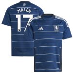 Aston Villa Shirts - aston villa adidas third shirt 2024-25 – kids with malen 17 printing Collection of Official Fan Gear