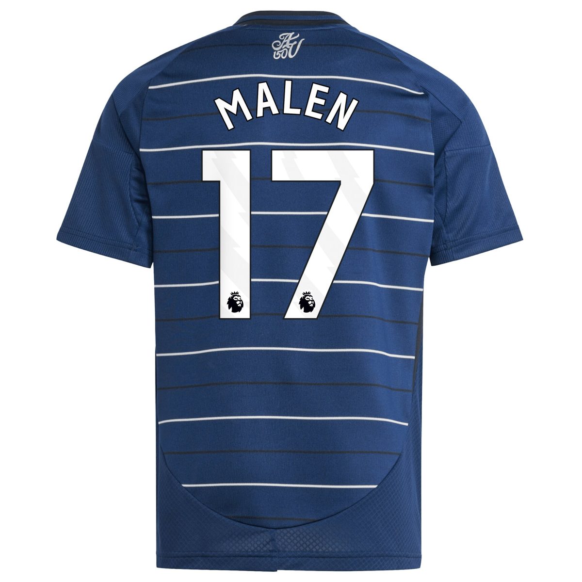Aston Villa Shirts - aston villa adidas third shirt 2024-25 – kids with malen 17 printing Collection of Official Fan Gear