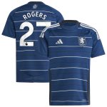Aston Villa Shirts - aston villa adidas third shirt 2024-25 – kids with rogers 27 printing Collection of Official Fan Gear